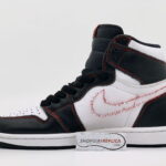 Giày Nike Air Jordan 1 Retro High Defiant White Black Gym Red