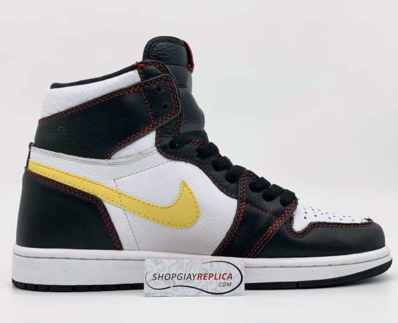 Air Jordan 1 Retro High Defiant White Black Gym Red