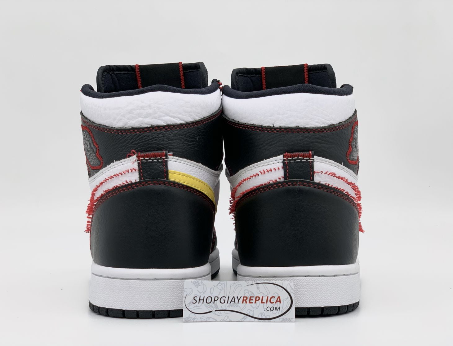 Nike Air Jordan 1 Retro High Defiant White Black Gym Red