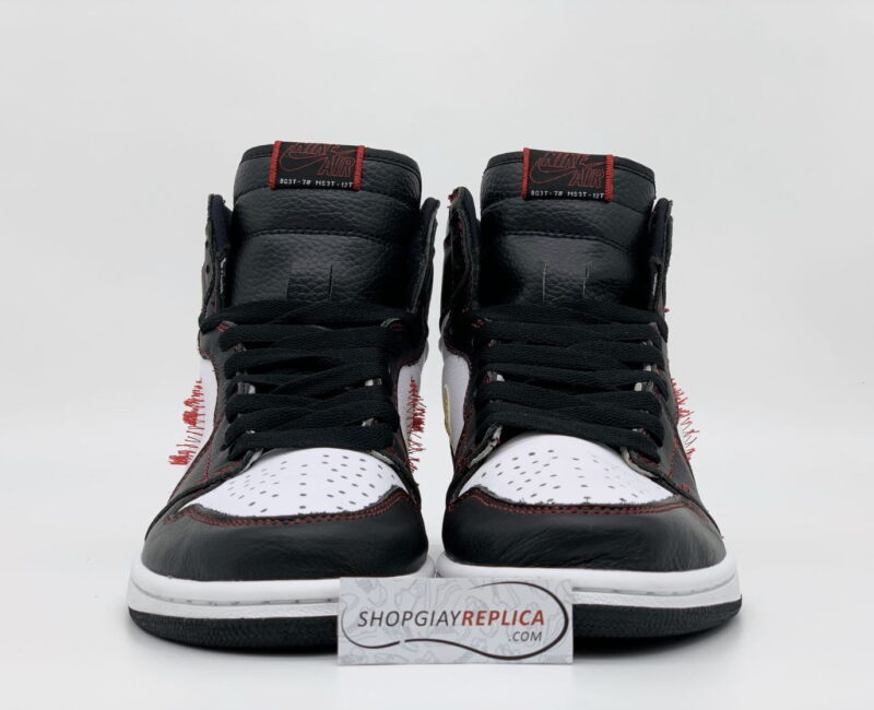 Giày Nike Air Jordan 1 Retro High Defiant White Black Gym Red