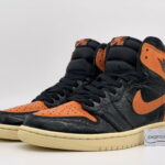 Jordan 1 cam đen cao cổ