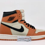 giày nike jordan trắng cam