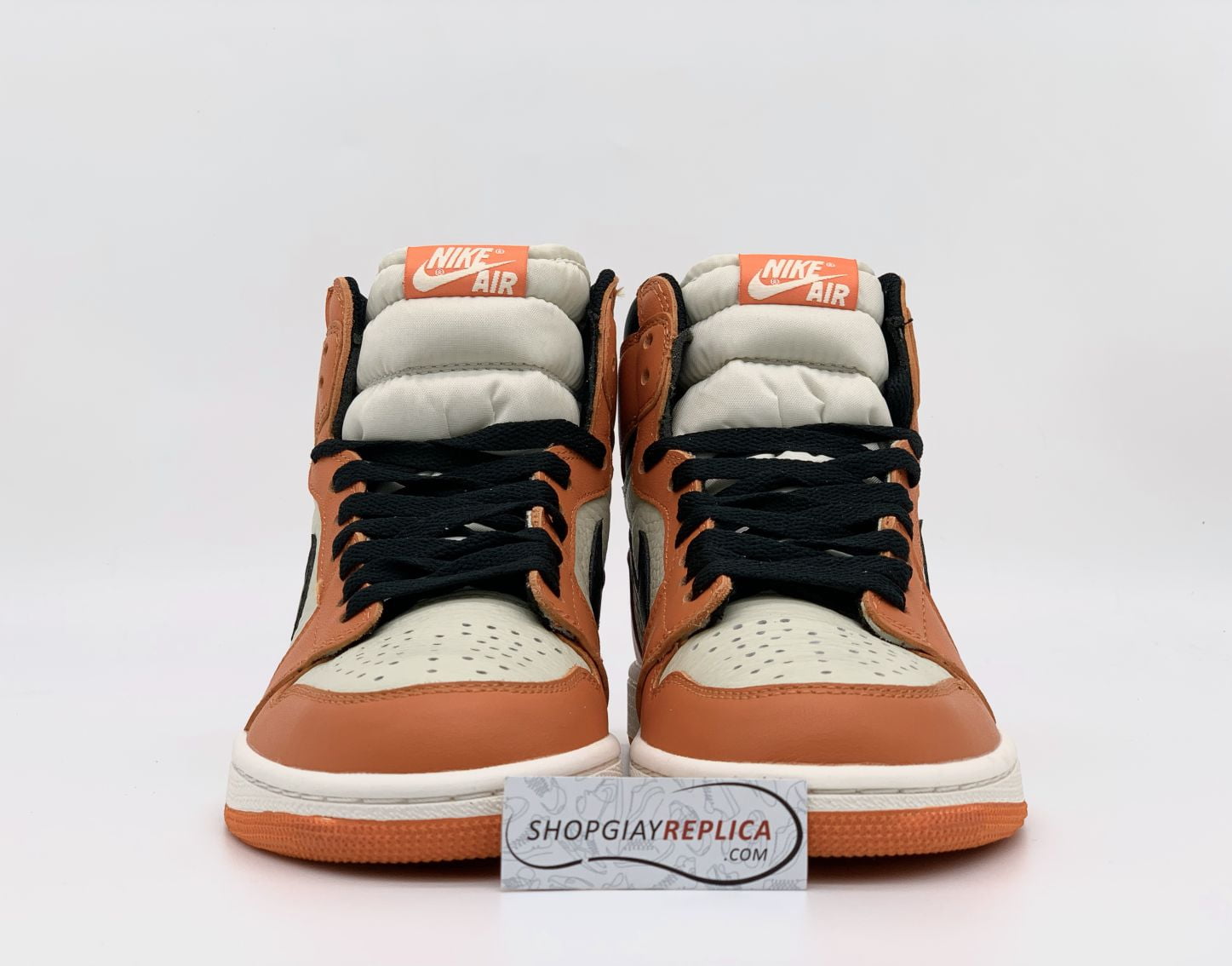 giày jordan trắng cam