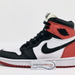 Nike Air Jordan 1 Retro High Satin Black Toe