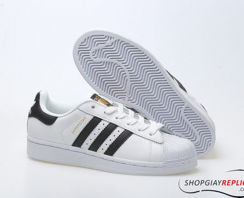 Giày Adidas Superstar trắng sọc đen Rep 1:1