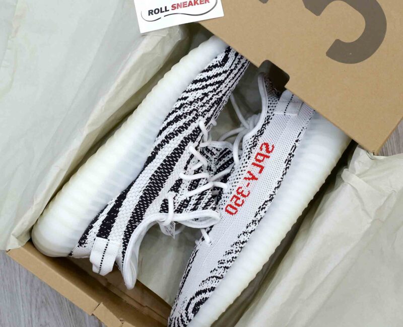 Giày Adidas Yeezy 350 V2 ‘Zebra’ rep 1:1