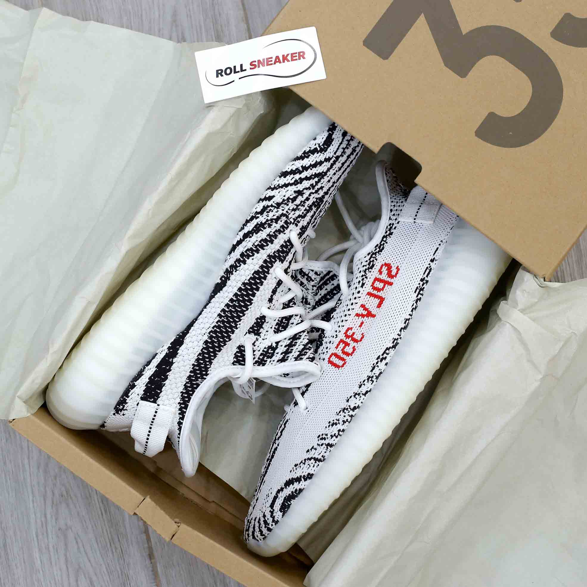 Giày Adidas Yeezy 350 V2 ‘Zebra’ rep 1:1