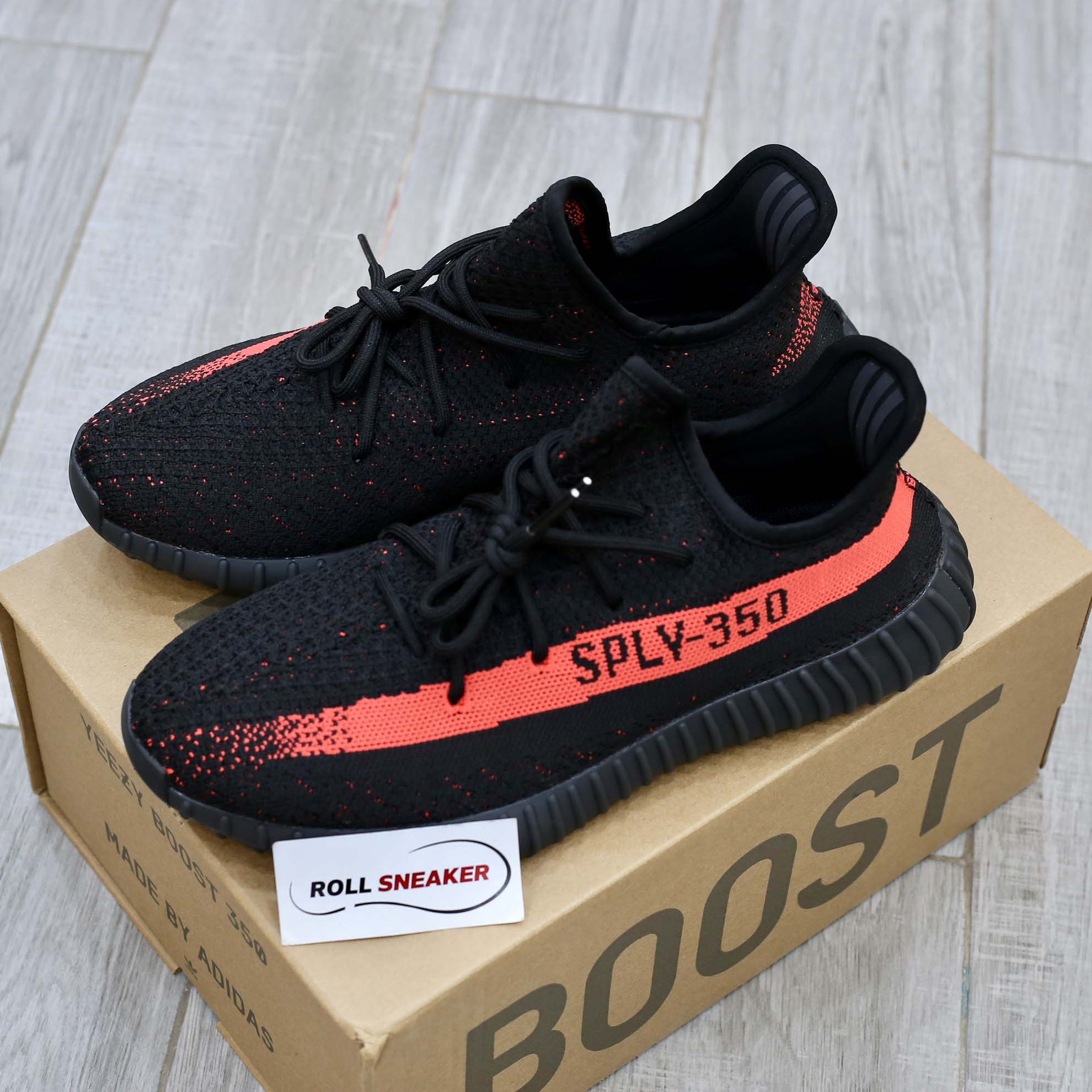 giày adidas Yeezy Boost 350 V2 Core Black Red replica