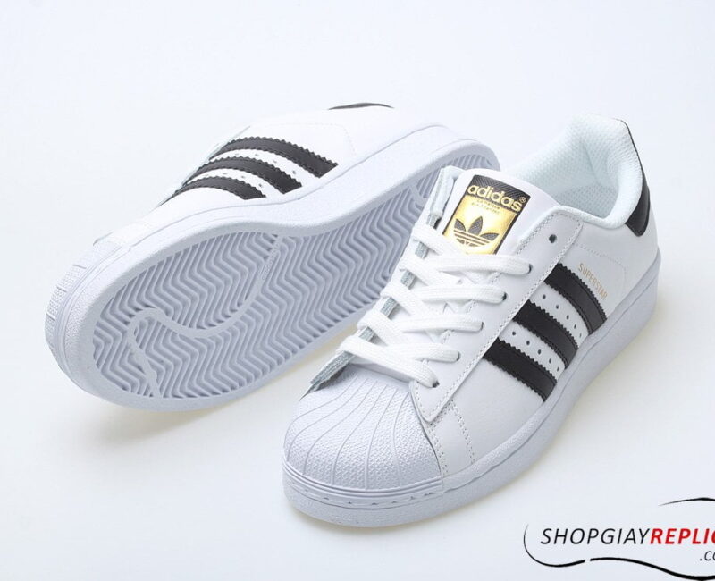 Adidas Superstar Sò trắng sọc đen Rep 1:1