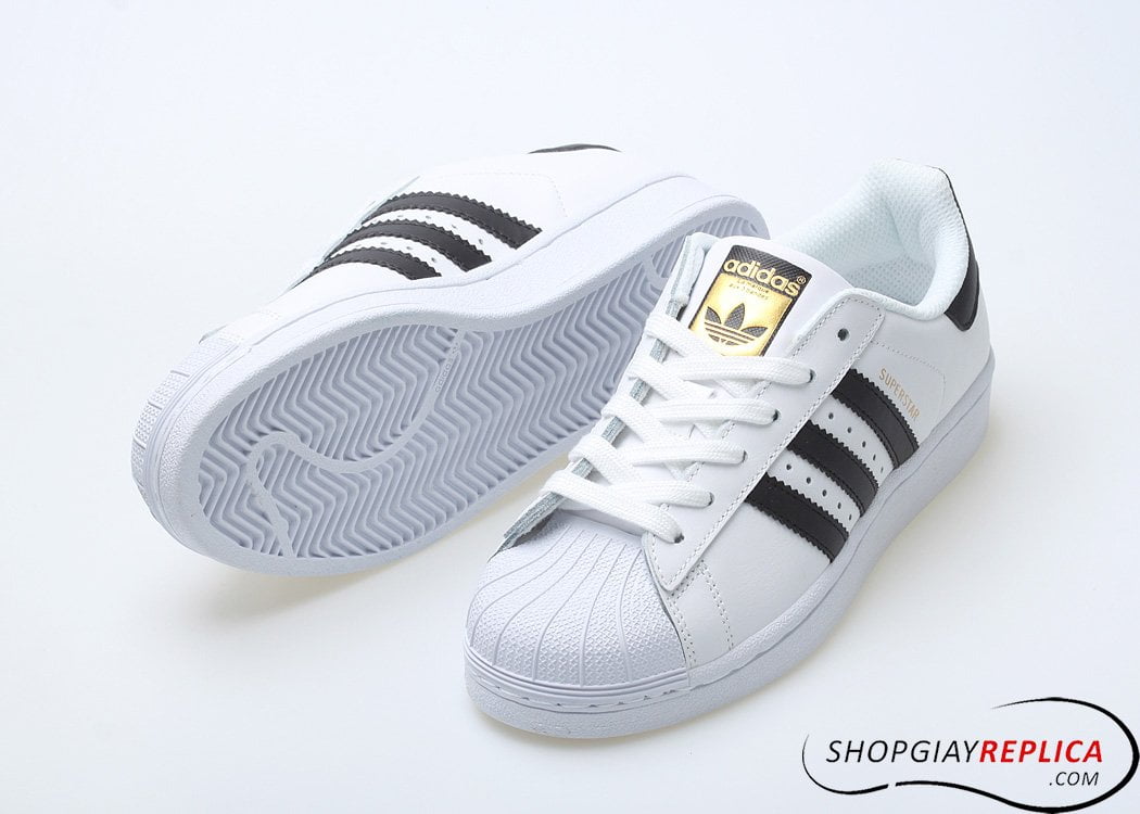 Adidas Superstar Sò trắng sọc đen Rep 1:1