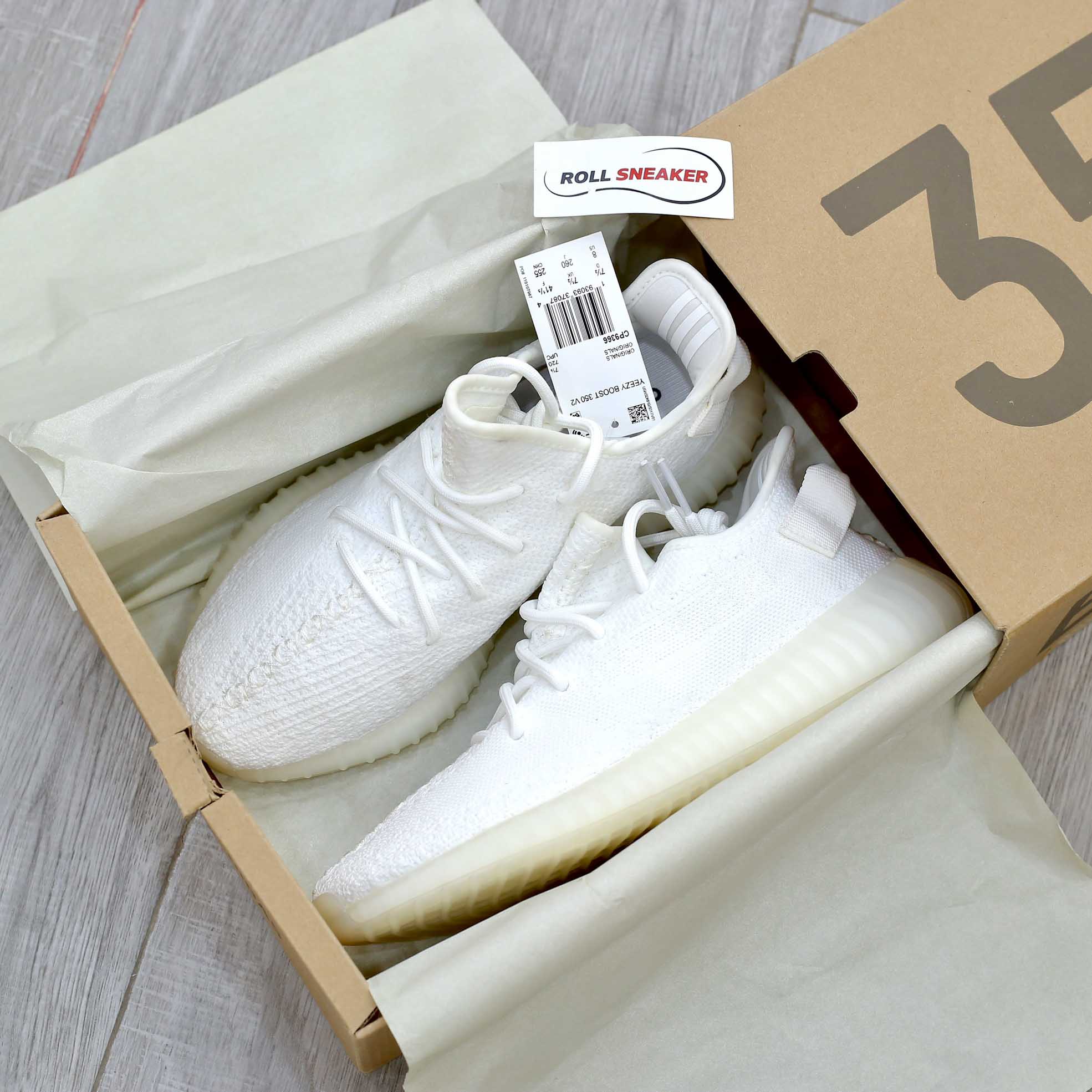 giày adidas yeezy cream white replica