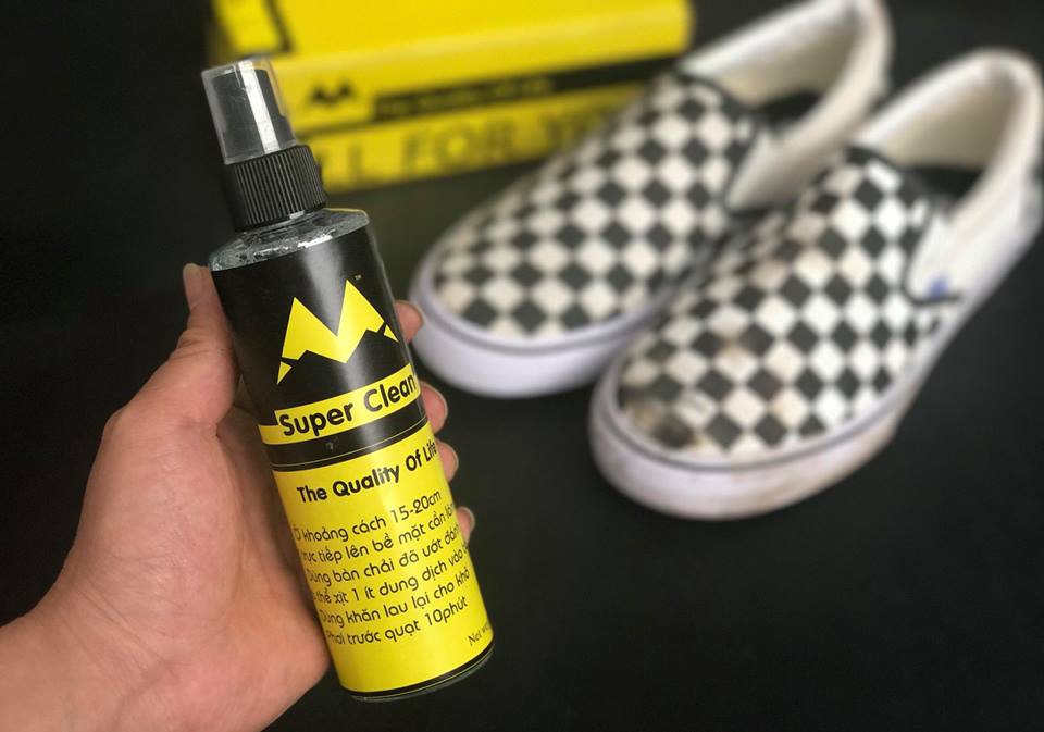 cach ve sinh giay Adidas chuan