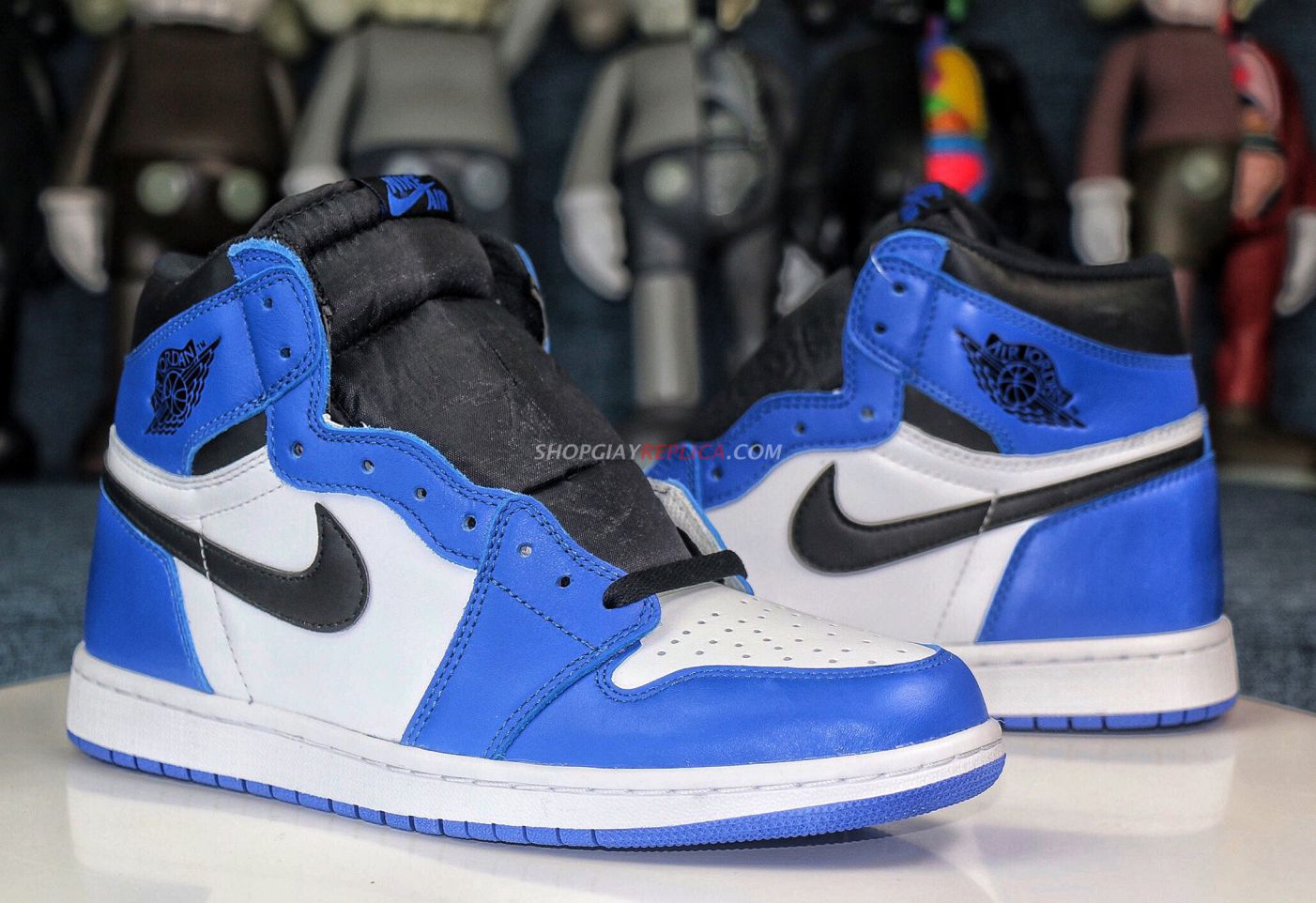 giày jordan 1 xanh cổ cao