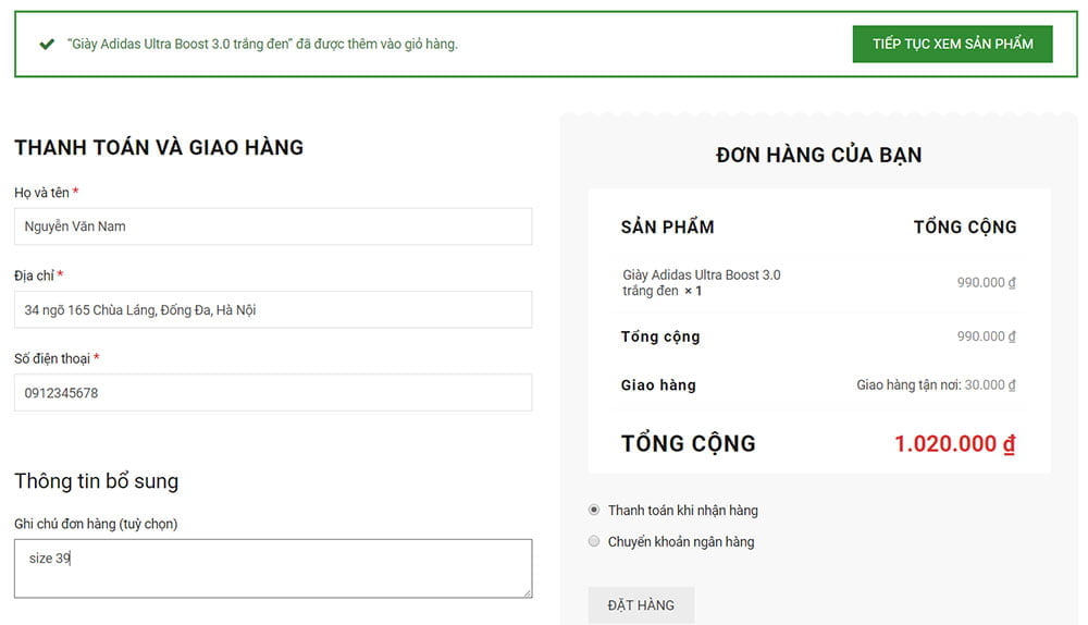 huong dan dat hang shopgiayreplica