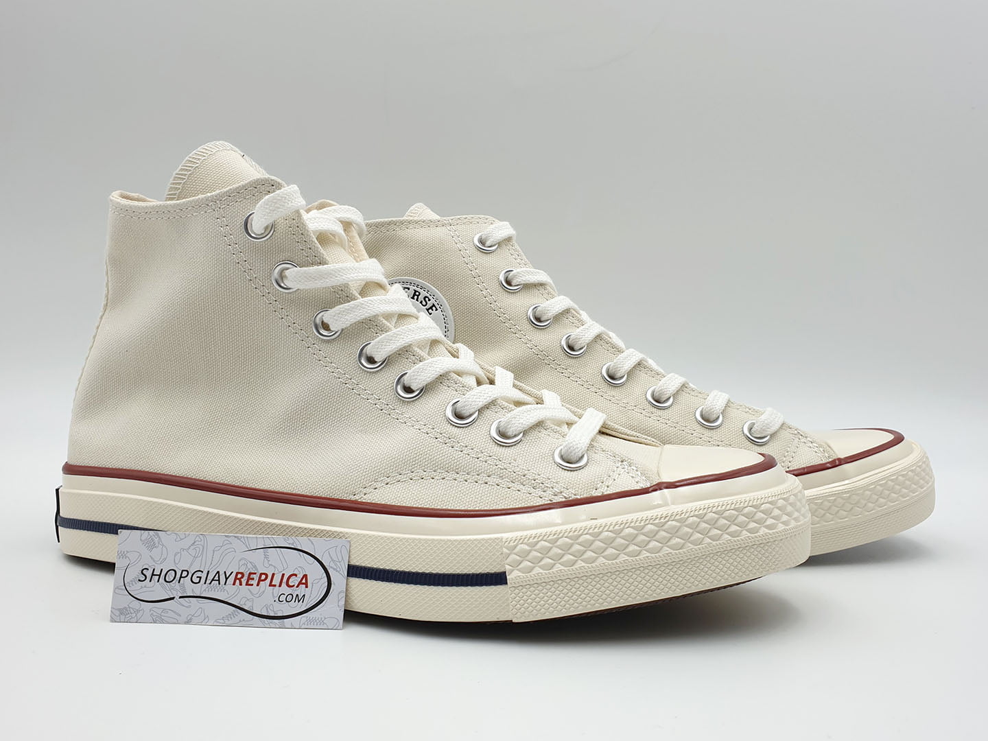 giày converse 1970s cream white high replica