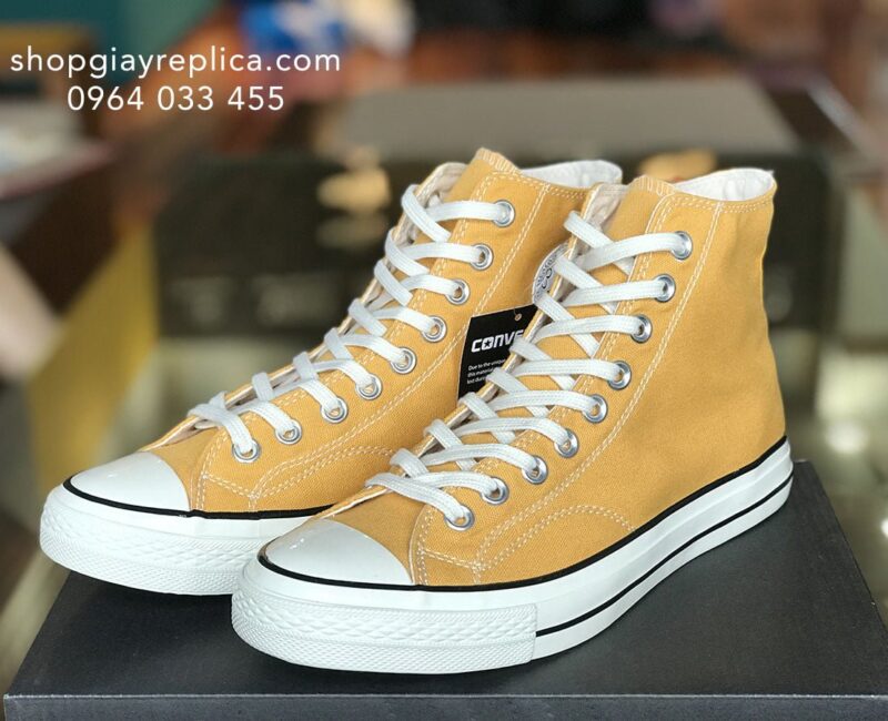 giay converse chuck 1970 cao co vang replica