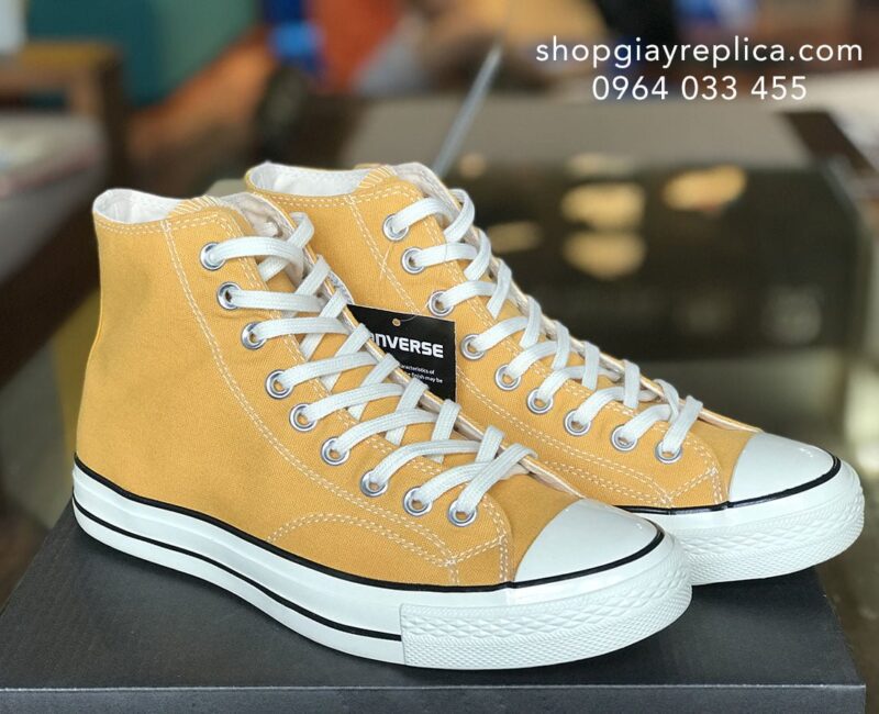 giay converse chuck 1970 cao co vang replica
