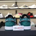 gót giày jordan 1 xanh đen Mystic Green