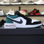 Air Jordan 1 Low White Black Mystic Green Rep 1:1