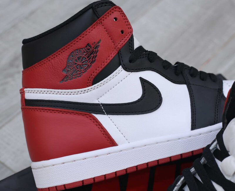 giày nike air jordan 1 black toe replica