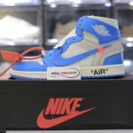 giay nike jordan 1 off white blue replica