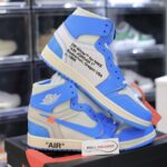 giay nike jordan 1 off white blue replica