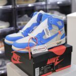 giay nike jordan 1 off white blue replica