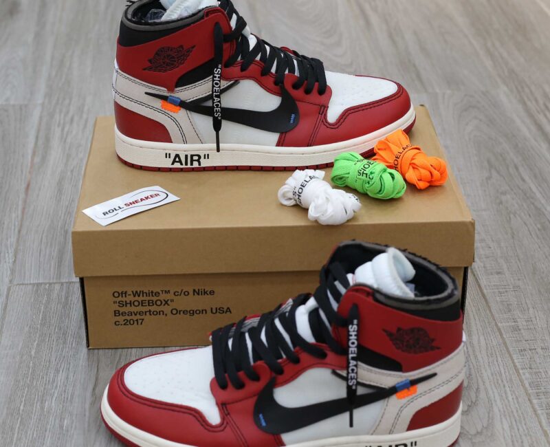 giay nike jordan 1 off white chicago replica