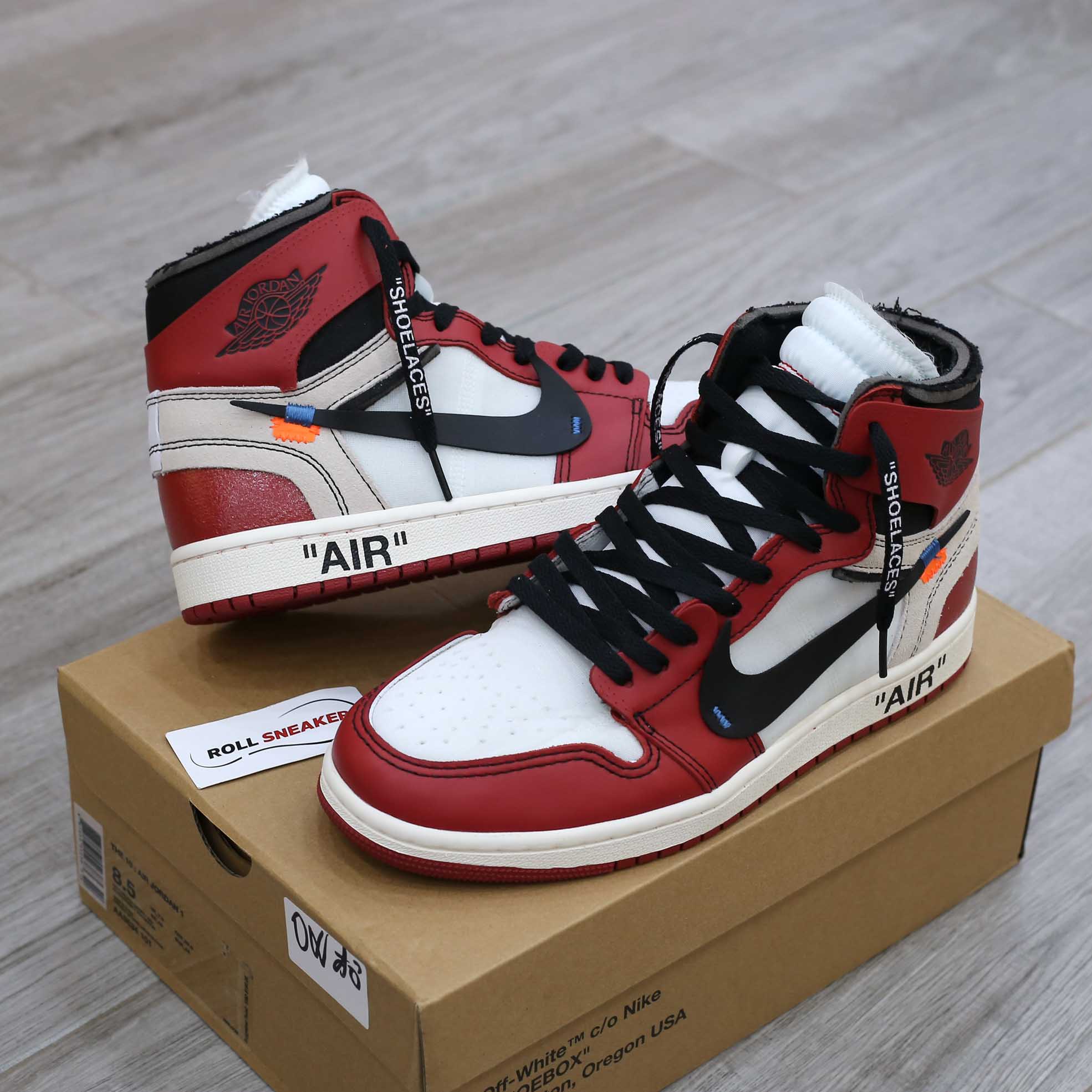 giay nike jordan 1 off white chicago replica