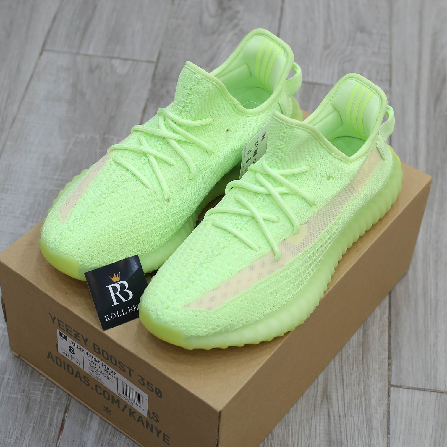 giay Adidas Yeezy 350 V2 Glow replica