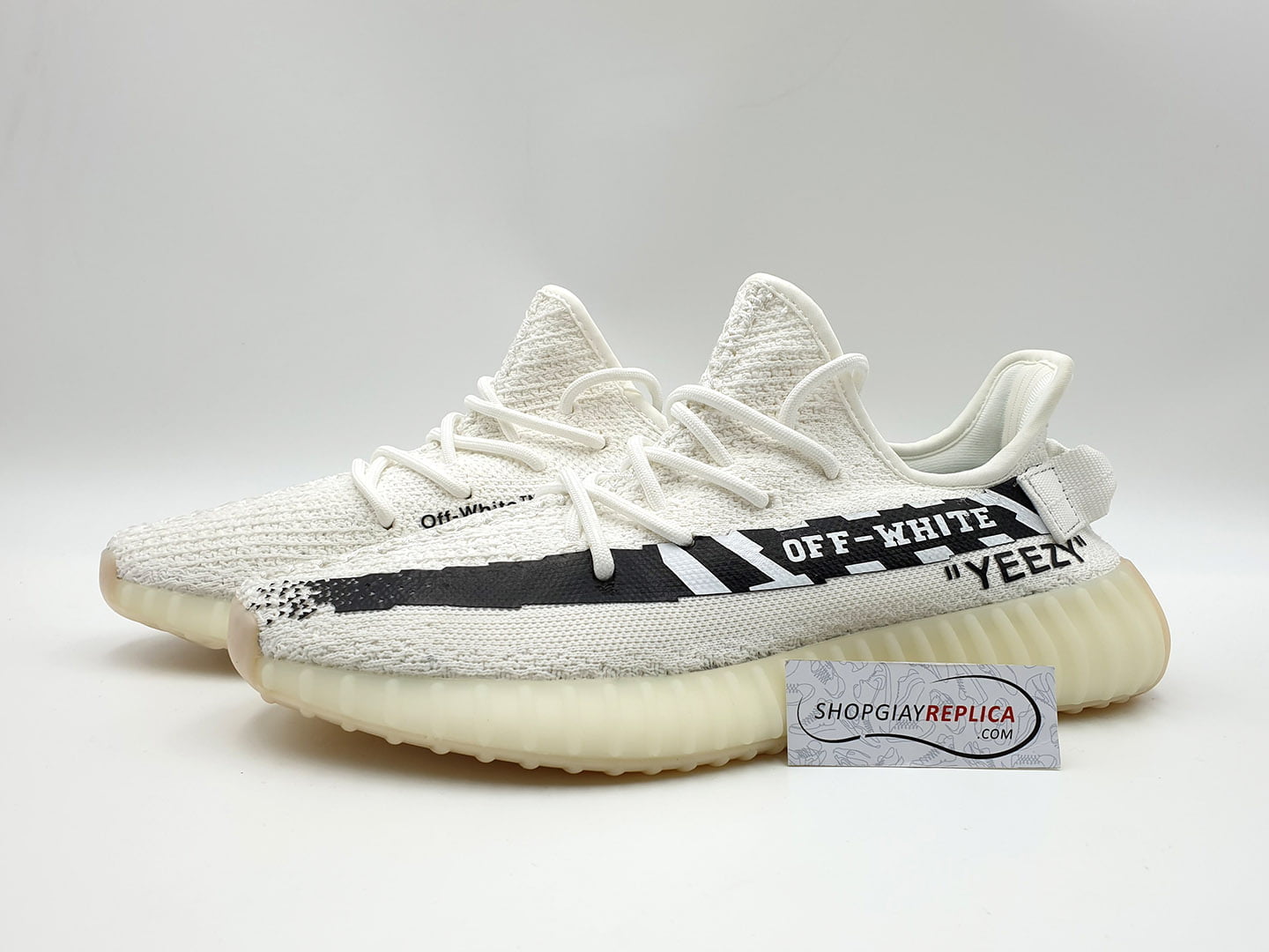 giày adidas yeezy 350 v2 x off white replica