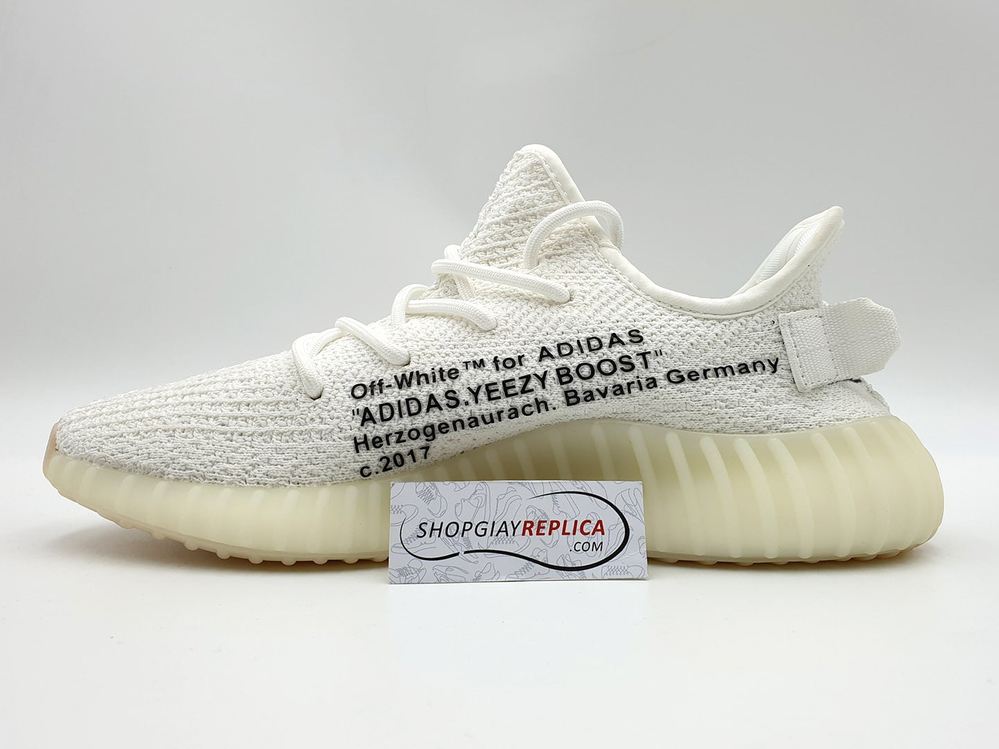 giày adidas yeezy 350 v2 x off white replica