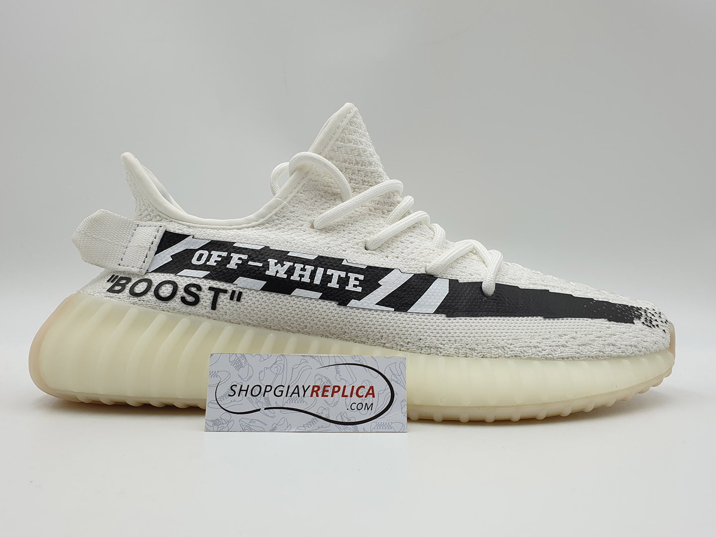 giày adidas yeezy 350 v2 x off white replica