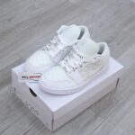 Giày Nike Air Jordan 1 Low ‘Triple White Quilted’ Like Auth