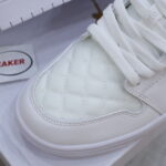 Giày Nike Air Jordan 1 Low ‘Triple White Quilted’ Like Auth
