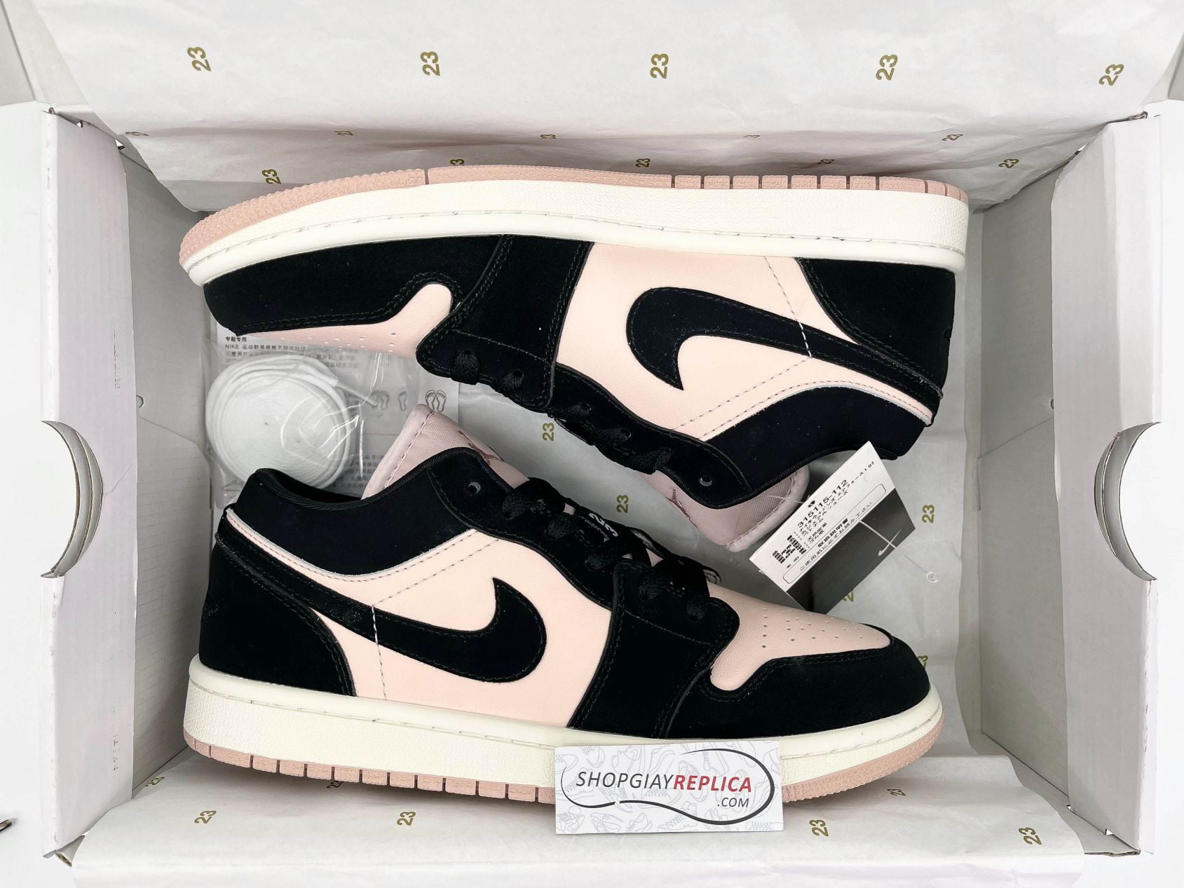 Jordan 1 Low Black Guava Ice