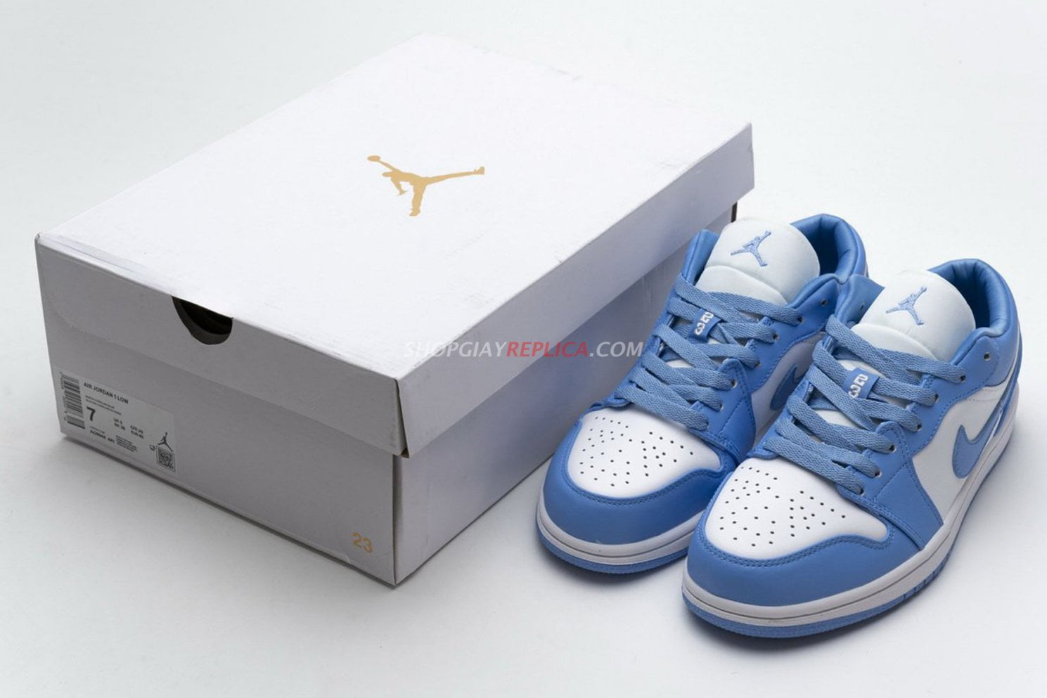 Giày Nike Air Jordan 1 Low UNC Rep 1:1