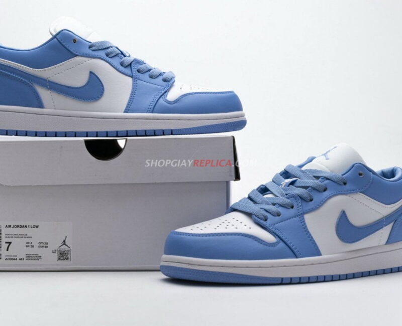 Giày Nike Air Jordan 1 Low UNC Rep 1:1