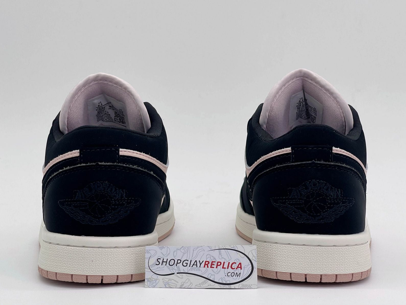 giày Nike Air Jordan 1 Low Black Guava Ice hồng đen rep 1:1