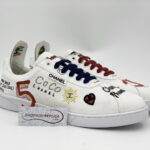 Giày Chanel x Pharell White Canvas Siêu Cấp