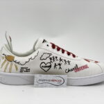 Giày Chanel x Pharell White Canvas Siêu Cấp