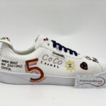 Giày Chanel x Pharell White Canvas Siêu Cấp