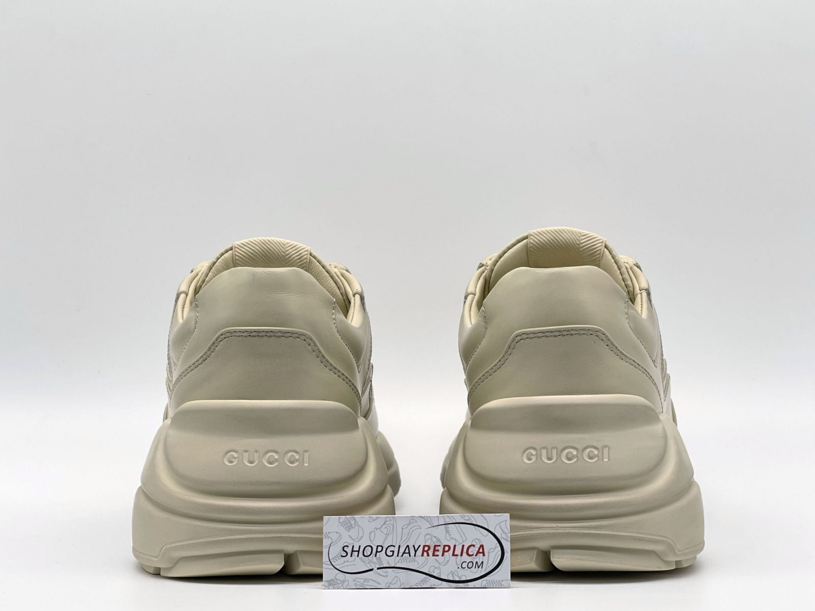 Gót Giày Gucci Rhyton Leather Sneaker