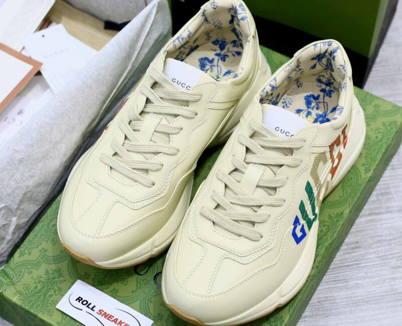 Giày Gucci Chunky logo cầu vồng