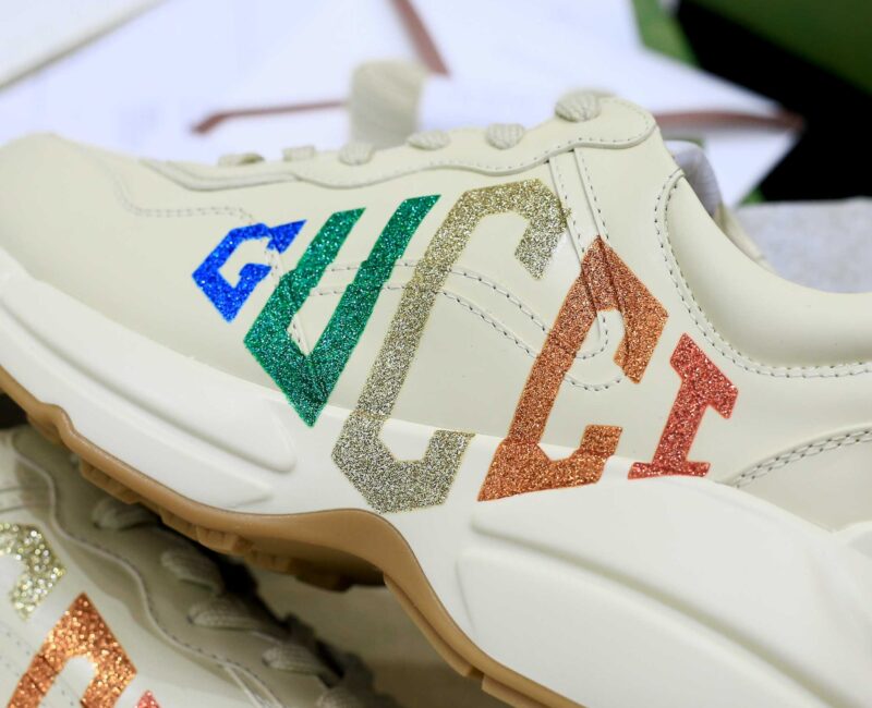 Giày Gucci Chunky logo cầu vồng