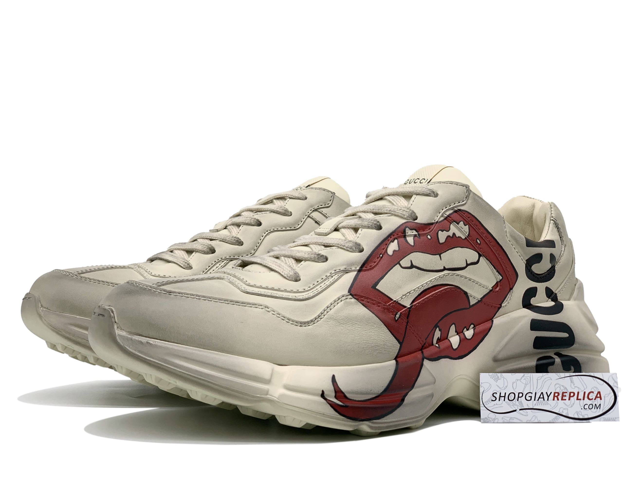 Giày Gucci Chunky môi bẩn like auth