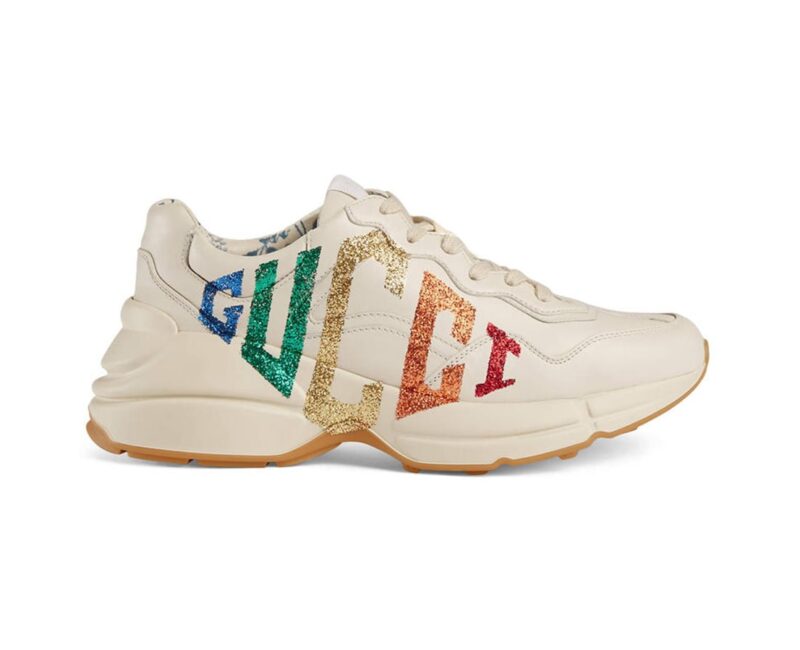 Giày Gucci Chunky logo cầu vồng