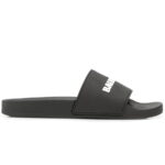 Dép Balenciaga Pool Slide Black White
