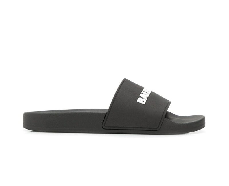 Dép Balenciaga Pool Slide Black White