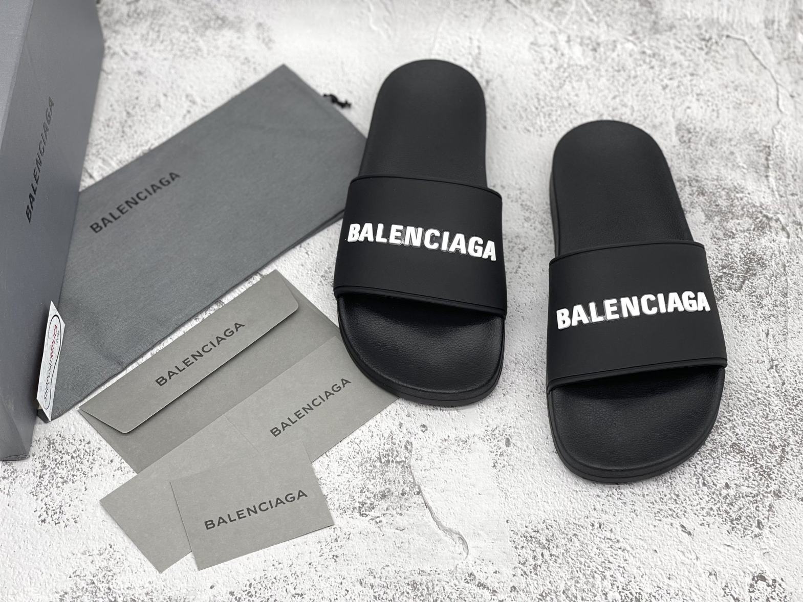 dép balenciaga đen